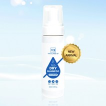 [살구나무몰] TCO 드라이샴푸 200ml 노워터 거품형 버블 워터리스 물없는 물없이 쓰는 샴푸 캠핑 병원 요양원 간병, 1개