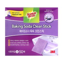 3M 쓰리엠 베이킹소다 크린스틱 시트형 50개입