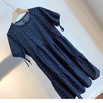 플라워원피스 전문점 궤짝을 치우다 원래 단미 화물 보여 화이트 블루 피부 친화 배기 고액 결제 면 2342289345