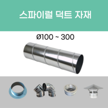 스파이럴 연통 화목난로 닥트 덕트자재 직관 100mm x 1M 난로연통 후렉시블 플렉시블 주름관 자바라, 23.서스밴드(호스 체결용) 250mm