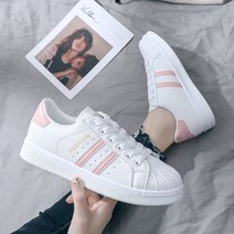 지엘 여성용 초경량 가죽 캐주얼 스니커즈 운동화