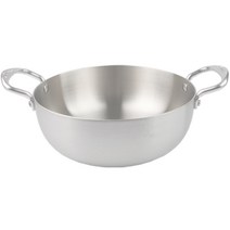 스텐 샤브샤브 냄비 삼중 전골 오뎅탕 해물탕 어묵탕 인덕션 밀푀유 나베 업소용 식당 음식점 마라탕, 고리형 3호(22cm)