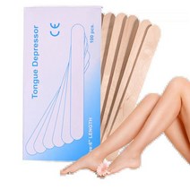 103050Pcs 일회용 나무 왁싱 스틱 왁스 콩 닦아 도구 제모 크림 뷰티 바 바디, CN, 50PCS