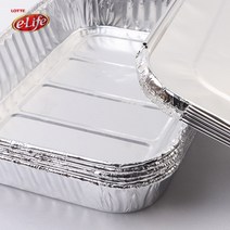 VEDANA_ 5P 캠핑 은박도시락 롯데 김밥 알루미늄 무공해 위생 자동차 햄버거 과일 야유회 재활용 돈까스 유부초밥 여행 소풍 포장 일회용 2714095p