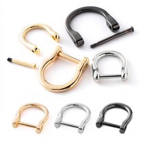 나사분리 D링 디링클립 15mm 연결고리 가방고리 디링 오너킹 부자재, 골드