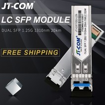 광섬유장치 통신장비 1Gb 광학적 인 SFP 단위 기가비트 20km-120km DDM 이중 LC 소형 Gbic 1.25G 섬유 송수신기 호환성 스위치 Mikrotik Cisco, [03] 40km 1550nm