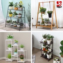 JS리빙 화분 받침대 정리대 다이 실내 거치대 테라스 진열대 베란다 엔틱 스탠드 거실 화분대 인테리어 다육이 선반 용품 Y41028-79820MM, 제품명_유키 3단 화분대