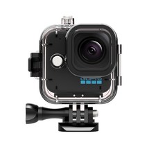 무료 배송GoPro Hero 11 블랙 미니 방수 케이스 다이빙 필터 보호 하우징 수중 쉘 스포츠 카메라 액세서, 01 블랙 컬러