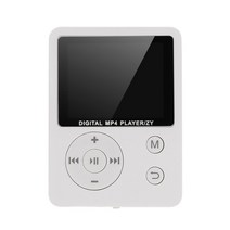 1.8 인치 LCD 스크린 MP3 MP4 플레이어 최대 32GB TF 메모리 카드 지원 하이파이 fm 라디오 미니 USB 음, CHINA_white