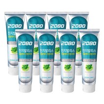 2080 진지발리스 허벌민트 치약 120g, 8개