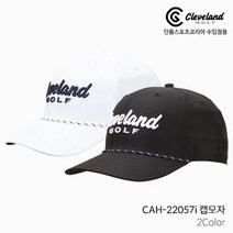 [던롭코리아정품] 클리브랜드 골프 캡 골프모자 CAH-21086i, 화이트