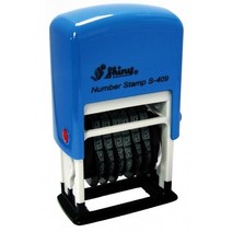 로코스마트_자동 넘버링 S-409 6단 4mm+LCPO, 좋아★잉크패드흑