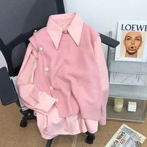 Thousand셔츠+조끼 여성 투피스