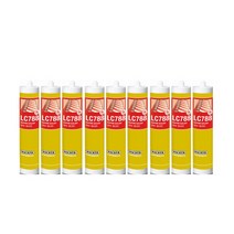 외부용 실리콘 럭키 렉산 판넬 창호 지붕 투명 여러가지 색상 용도 LC788, 외부용흑색