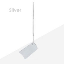 하트 모양의 달 속눈썹 연장 거울 스테인레스 스틸 대형 메이크업 미용 도구 액세서리, [18] Sector-Silver