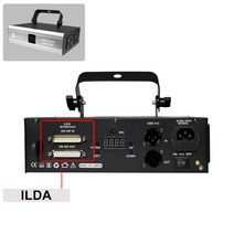 미니 빔프로젝터 소형 가정 휴대용 3W ILDA 3D RGB 레이저 라이트 웨딩 DJ 디, 01 2W  ILDA_02 미국 플러그