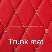 차량트렁크매트 트렁크코일매트 사용자 정의 스타일 자동차 트렁크 매트 Bmw X5 E53 E70 F15 G05 X4 F26 G02 인테리어 세부 사항 액세서리, Red+X5 G05