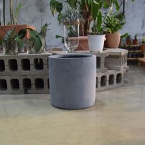 모던 FRP 원통형 화분 21x20cm 플랜터모던 FRP 원통형 화분 21 20cm 플랜터, 물구멍타공(단순변심불가)