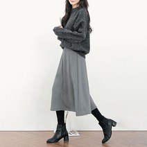 기모롱롱밴딩스커트