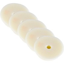 RUPES 루페스 연마 광택기 폴리싱 폼패드 스폰지 5장 극세 화이트 울트라 소프트 130-150mm, 기본