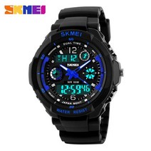SShock skmei 0931 남자 손목 시계 밀리터리 디지털 led 스포츠 쿼츠 다이브 럭셔리 브랜드 2018