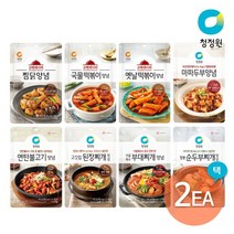 청정원 청정원 고메레시피 양념 2팩 8종 골라담기 맛집양념 일품요리, 고메레시피 짬뽕순두부찌개양념 140g x 2개