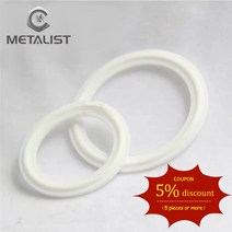 메탈리스트 PTFE 그루브 가스켓 19.25.32.38mm OD 파이프 및 50.5mm 위생 트라이 클램프 유형 페룰 플랜지, 01 PTFE_01 Pipe OD 19mm