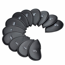 새봄맞이 아이언통 드라이버 보호필름 자석아이언커버 일자퍼터, 올블랙(300004)