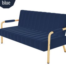 북유럽 골드 벨벳 패브릭 쇼파 카페 옷가게 네일샵 2인 3인용 인테리어 소파, 3인 + 보청색