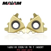 나사 인서트 16ER 16IR 22ER 22IR TR 1.5 2 3 4 5 6 강철 부품용 터닝 툴 SER 로드 내부 및 외부 나사산, 01 16ER TR 1.5, 03 10PCS(A BOX)
