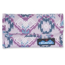 [정품] KAVU Mondo Spender 지갑 3단 여행용 클러치 - 모하비 276664, Purple Ikat