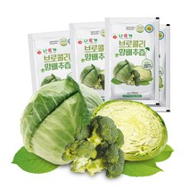 나애게 무안 브로콜리 양배추즙 100ml, 브로콜리양배추즙60팩(실속포장)