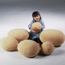 조약돌 소파 모듈형 쇼파 3.5인용 6인 1인 용 데이베드 로비 의자 같은 둥근 다기능 돌 겨울 큰 베 가있는 새로운 스타일 편안한 집, 얕은 색, 6호(18x18cm)