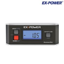 이엑스파워 디지털 경사계 자석 수평 각도기 EBP-90S, 1개