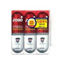 도봉물산_[국내산] 2080 진지발리스 오리지날 치약 120그램 3개입, 도봉 쿠팡 오리지날치약 3입, 도봉 쿠팡 본상품선택