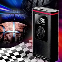 휴대용 미니 캠핑 무선 다용도 에어펌프 자전거 자동차 타이어 축구공 튜브 볼 에어매트 공기 바람 자동 에어 펌프 주입기, 1세트