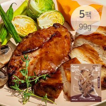 꼬꼬빌 [꼬꼬빌] 심쿵 닭가슴살 치즈데리야끼 99g x 5팩, 5개