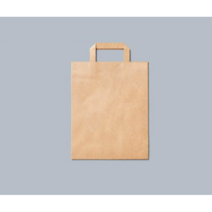 튼튼한 크라프트 종이 쇼핑백 주문 제작 명품 선물 도시락 미니 무지 가방, 대 100장