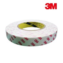 3M 스폰지 양면테이프 흰색 20 mm x 10 m, 1개