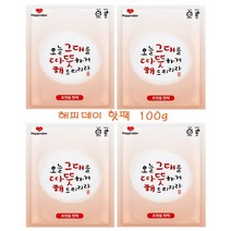 금수성무역 해피데이 포켓용 핫팩 100g, 50개