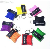 Dhl에 의해 200pcs 심폐 소생술 얼굴 방패 Resuscitator 마스크 일회용 응급 처치 기술 훈련 호흡 입 단방, 09 message mix color