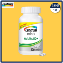 Centrum Minis Adult 50+ 센트룸 미니 어덜트 50+ 성인용 멀티비타민, 320타블렛 x 1개입