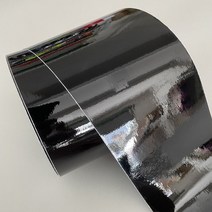 다이슨 에어랩 거치대 15cm 너비 광택 빨간색 비닐 랩 필름 자체 접착 공기 릴리스 데칼 자동차 포장 호일, 검은색, 15cm x 500cm