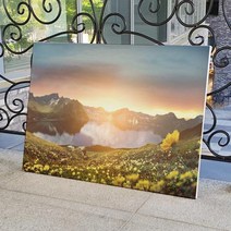 아트박스/꾸밈 bc101-캔버스액자72.7x53_백두산천지의사계, 1.봄