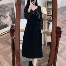 여성 4월 5월 결혼식 하객룩 패션 벚꽃코디 봄여자옷 원피스 가을 롱 스커트 S61