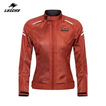 LYSCHY 썬더 윙 봄과 가을 겨울 여성 오토바이 라이딩 슈트 방풍 따뜻한 캐주얼 자켓 사계절 레이싱 슈트, S, 2027여성용브릭레드(여름메쉬)