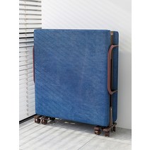 가정용 환자침대 환자 병원침대 리프트 각도조절침대, 고급모델 플립 팔걸이 120CM 블루 T18