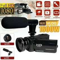 캠코더 2021 1080p hd 16x 줌 마이크 외부 레코더 dv g3s9