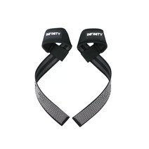 인피니티 프로 그립 손목스트랩 논슬립 파워리프팅 헬스 웨이트 부상방지 1세트, 그레이