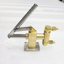 스털링엔진 황동 증기 엔진 보일러 핸드 피드 펌프 M8 라이브, [01] brass  steam engine